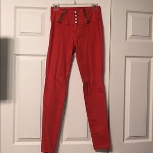 High waisted women jeans